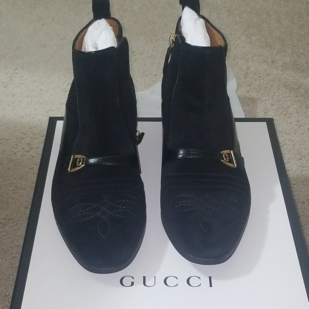 Men's Gucci Suede Ankle boots